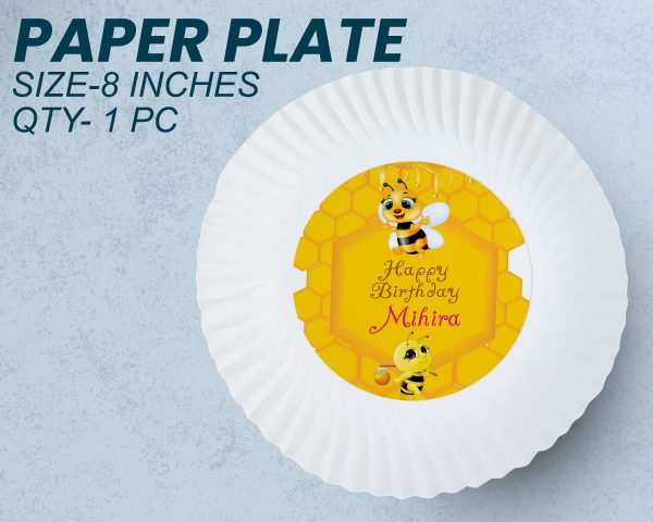 Bumble Bee Theme Party Cups and Plates Combo For Discount