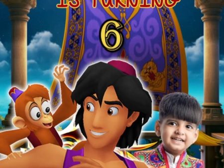 Aladdin Theme E-Video Invite For Discount