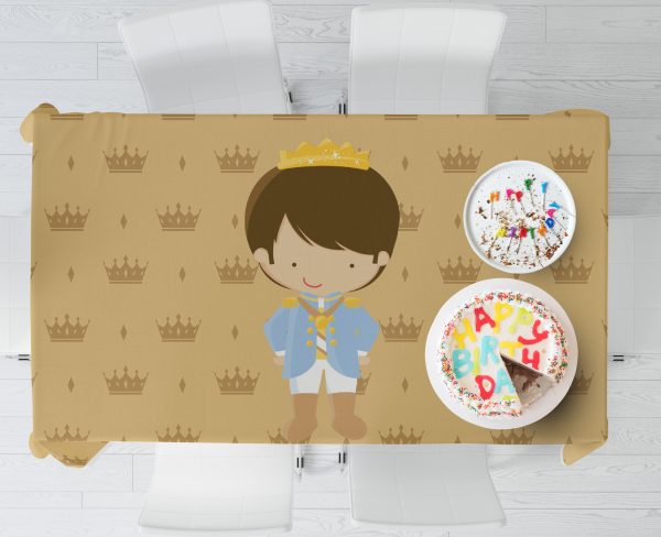 Prince  Theme Cake Tablecover Online Sale