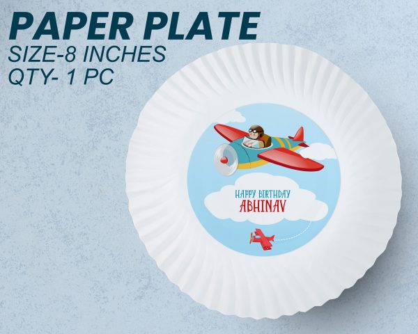 Aeroplane theme Party Cups and Plates Combo on Sale