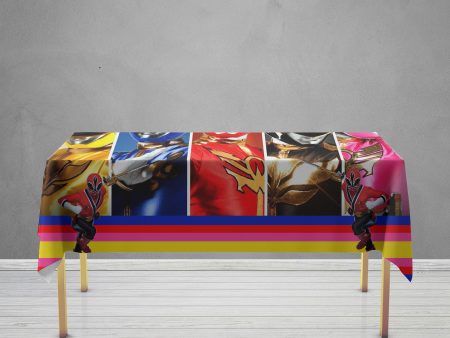 Power Rangers Theme Cake Tablecover For Discount