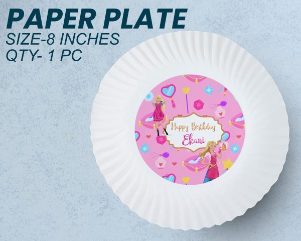 Barbie Theme Party Cups and Plates Combo For Discount