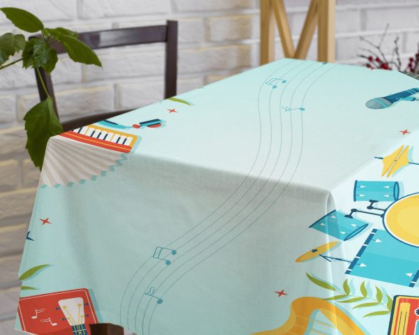 Music Theme Cake Tablecover Discount