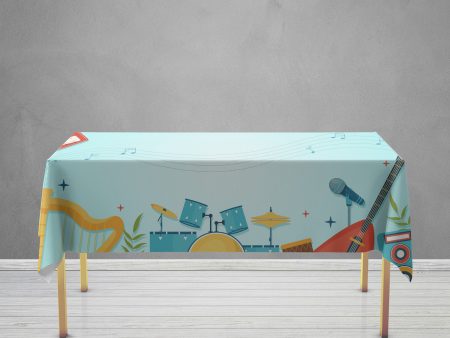 Music Theme Cake Tablecover Discount