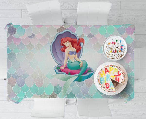 Mermaid Theme Cake Tablecover on Sale