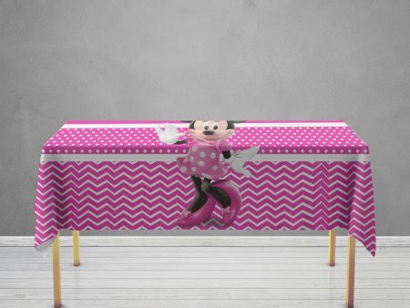 Minnie Mouse Theme Cake Tablecover Online Hot Sale