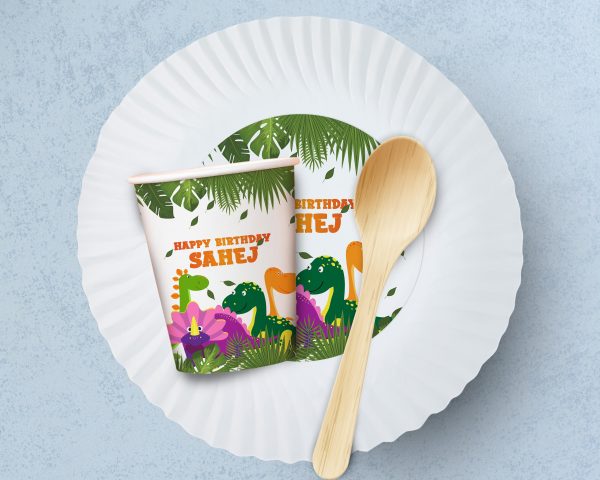 Dinosaur Theme Party Cups and Plates Combo Online Hot Sale