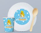 Duck Theme Party Cups and Plates Combo Online Hot Sale