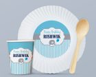 Blue Elephant Theme Party Cups and Plates Combo Online Hot Sale