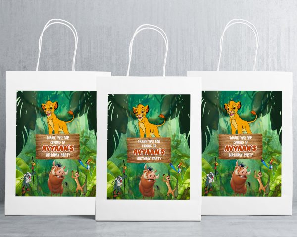 Lion King Theme Oversized Return Gift Bag Sale