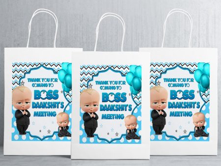 Boss Baby Theme Oversized Return Gift Bag Supply