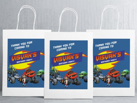 Blaze And The Monster Machines Theme Oversized Return Gift Bag Online