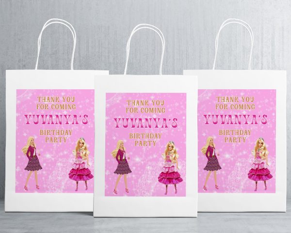 Barbie Theme Oversized Return Gift Bag Online Sale