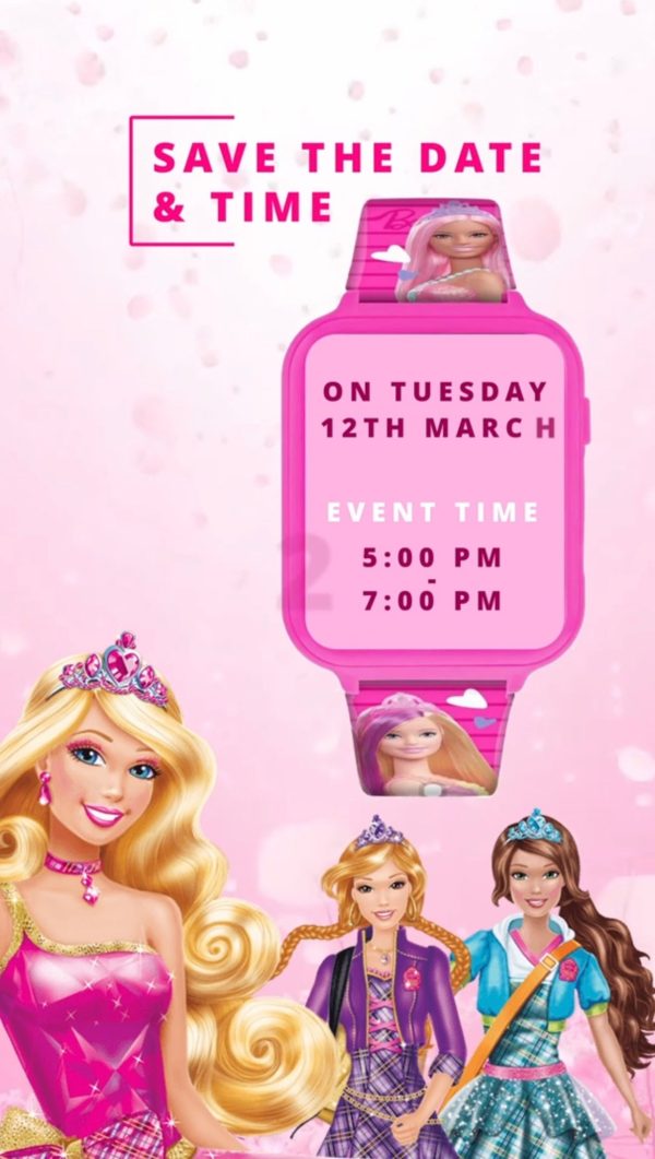 Barbie Theme E-Video Invite Online