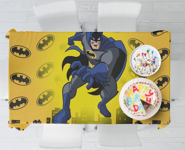 Batman Theme Cake Tablecover Supply