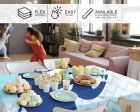 Blue Elephant Theme Cake Tablecover Online now