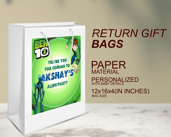 Ben 10 Theme Oversized Return Gift Bag Online now