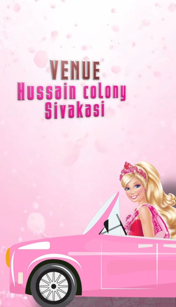 Barbie Theme E-Video Invite Online