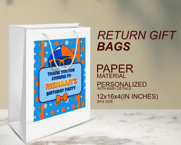 Blippi Theme Oversized Return Gift Bag on Sale