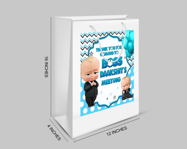 Boss Baby Theme Oversized Return Gift Bag Supply