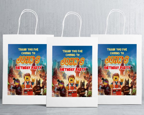 LEGO Theme Oversized Return Gift Bag For Sale