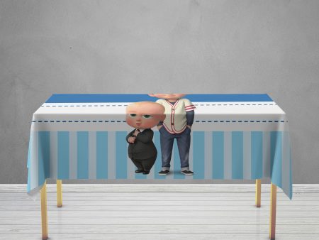 Boss Baby Theme Cake Tablecover Supply