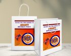 Nerf Theme Cutout Oversized Return Gift Bag For Discount