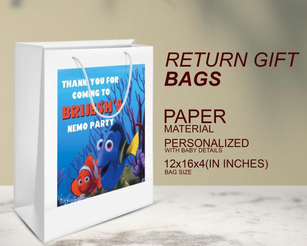 Nemo and Dory Theme Oversized Return Gift Bag Online Sale