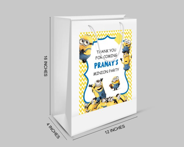 Minions Theme Oversized Return Gift Bag For Sale