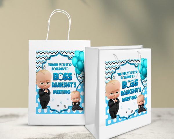 Boss Baby Theme Oversized Return Gift Bag Supply