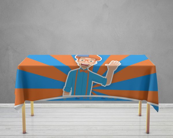 Blippi Theme Cake Tablecover Discount