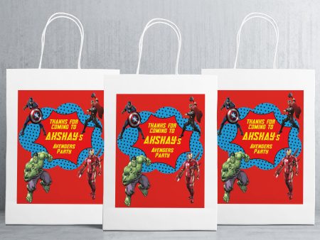 Avengers Theme Oversized Return Gift Bag Online Sale