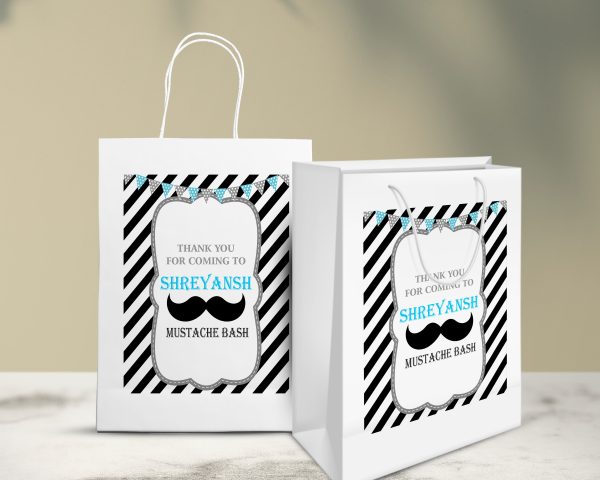 Little Man  theme Oversized Return Gift Bag Discount