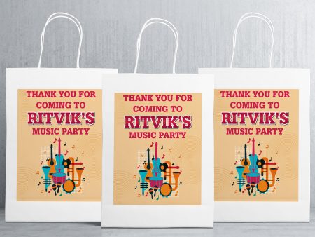 Music Theme Oversized Return Gift Bag Online Sale