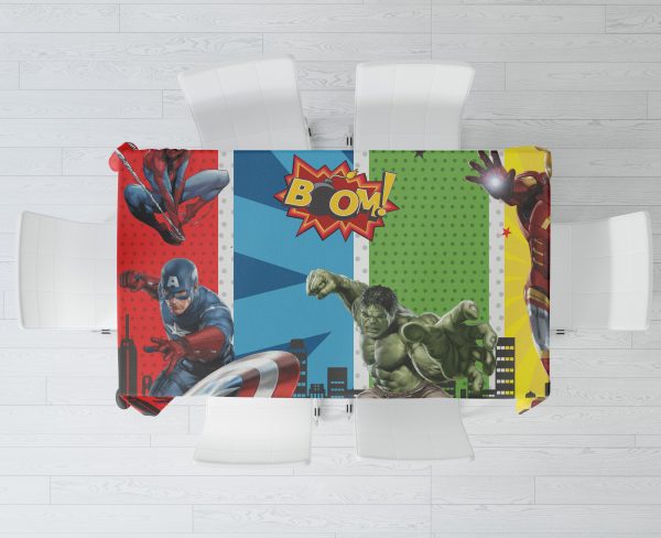 Avengers Theme Cake Tablecover Fashion