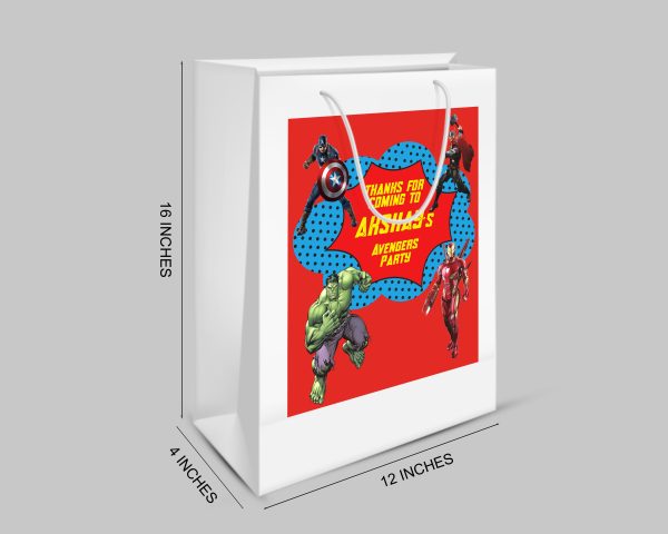 Avengers Theme Oversized Return Gift Bag Online Sale