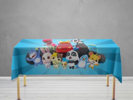 Baby Bus Theme Cake Tablecover For Sale