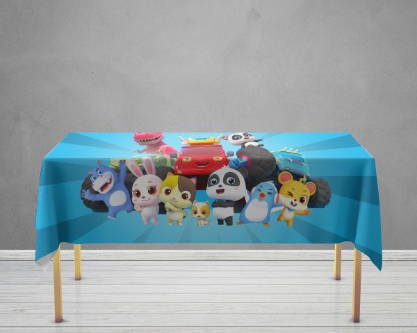 Baby Bus Theme Cake Tablecover For Sale