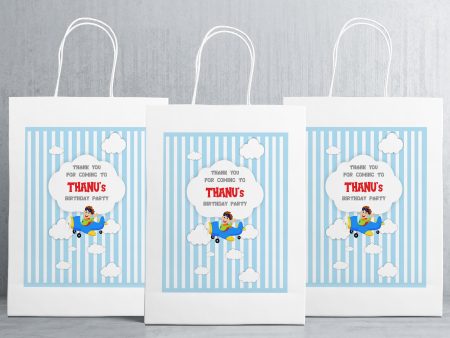 Aeroplane Theme Oversized Return Gift Bag Sale