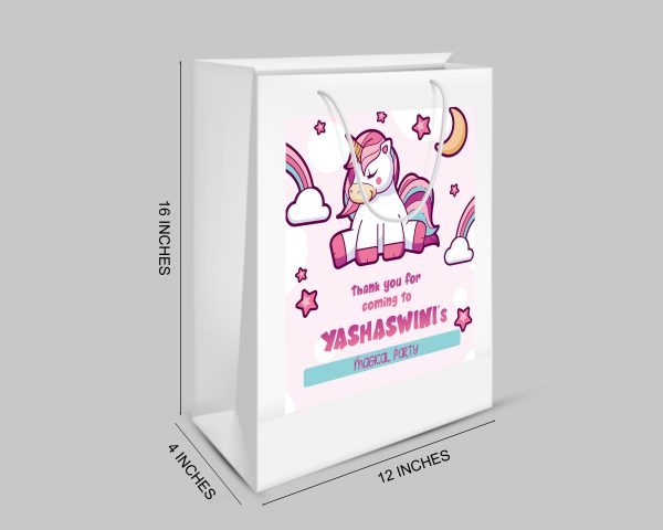 Unicorn Theme Oversized Return Gift Bag Supply