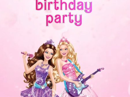 Barbie Theme E-Video Invite Online