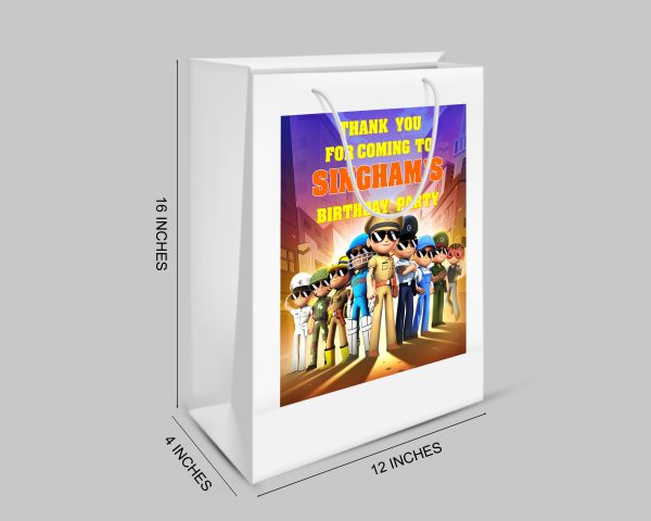 Little Singham Theme Oversized Return Gift Bag Online