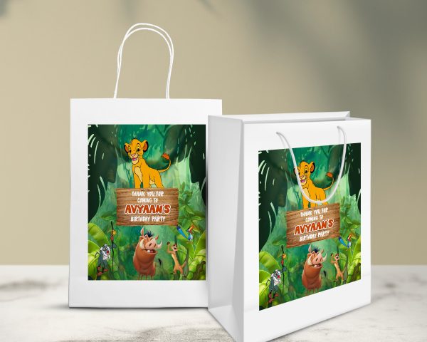 Lion King Theme Oversized Return Gift Bag Sale