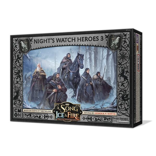 A Song of Ice & Fire: Tabletop Miniatures Game – Night s Watch Heroes III on Sale