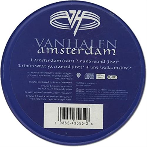 VAN HALEN  - AMSTERDAM - METAL TIN Online